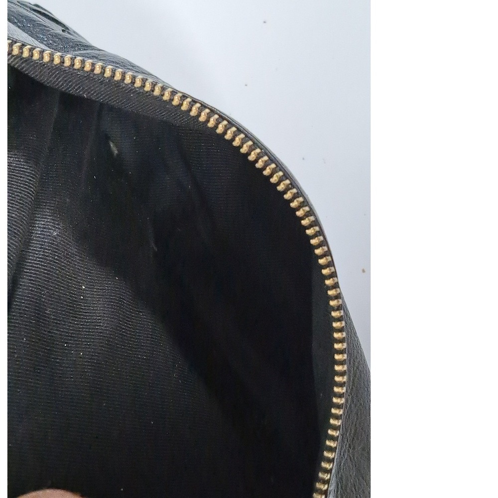 Great American Leather Works Black Leather Crossbody Bag Braided Tassel Purse - Picture 7 of 15